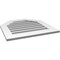 Ekena Millwork Octagonal Top Surface Mount PVC Gable Vent: Functional, w/ 3-1/2"W x 1"P Standard Frame, 26"W x 26"H GVPOT26X2601SF - alternate 2